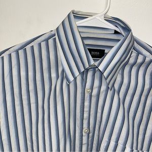 Boss by Hugo Boss Long Sleeve Button-Down Dress Shirt